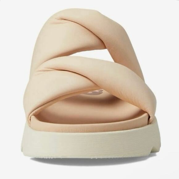 Sorel twist Viibe sandals puffy cushioned platform slip on sandal women's 9 - Picture 13 of 16